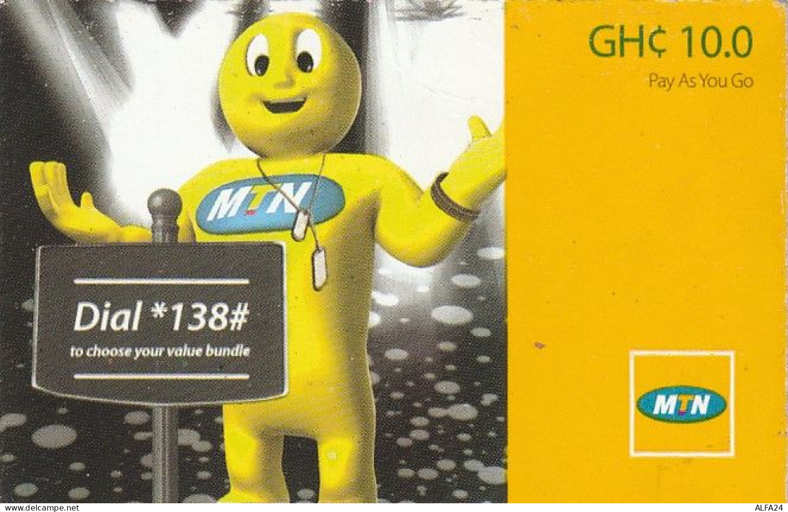 PREPAID PHONE CARD GHANA (E43.16.8 - Ghana