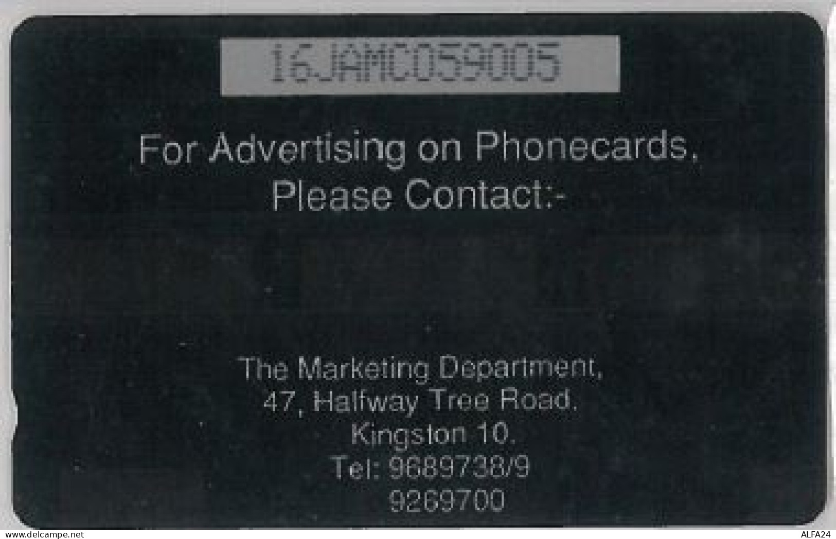 PHONE CARD-JAMAICA (E47.37.8 - Jamaica