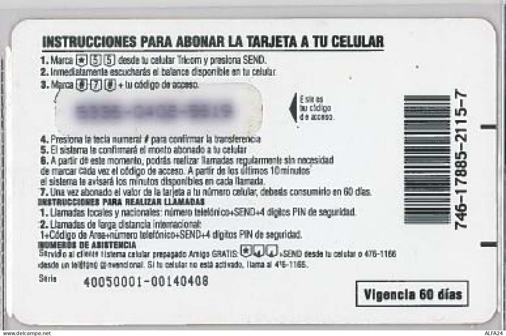 PHONE CARD-DOMINICANA (E47.48.5 - Dominik. Republik