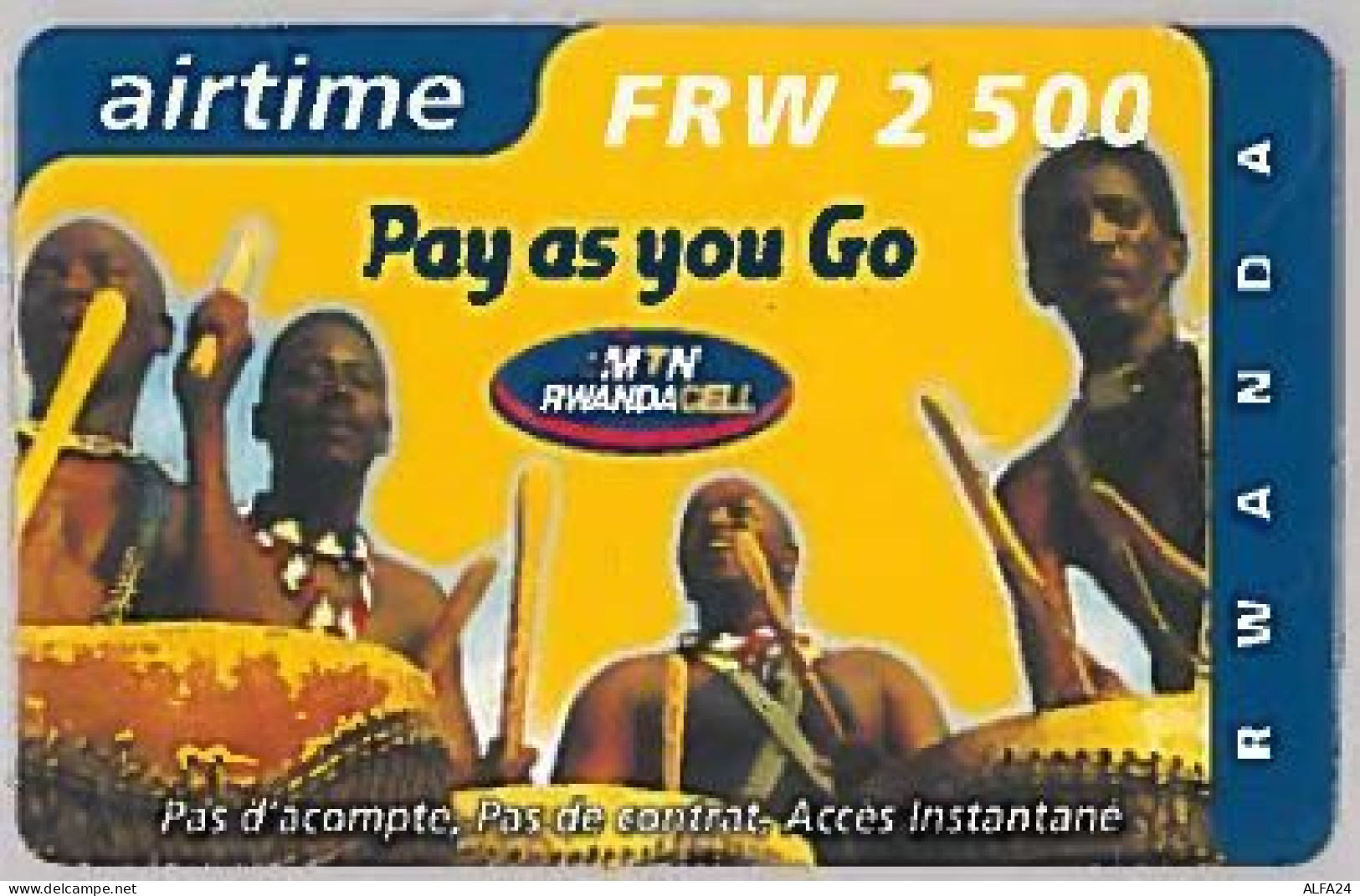 PREPAID PHONE CARD-RWANDA (E46.8.4 - Ruanda