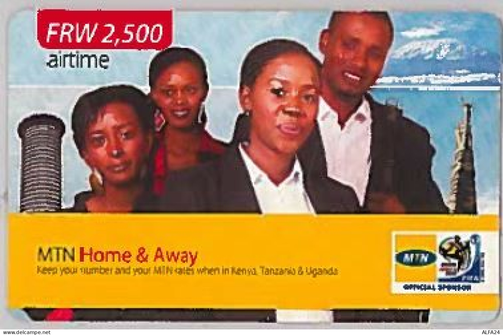 PREPAID PHONE CARD-RWANDA (E46.5.6 - Ruanda