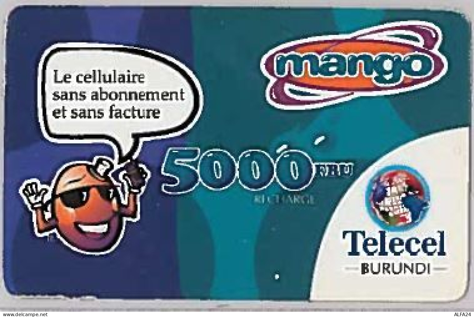 PREPAID PHONE CARD-BURUNDI (E46.5.5 - Burundi