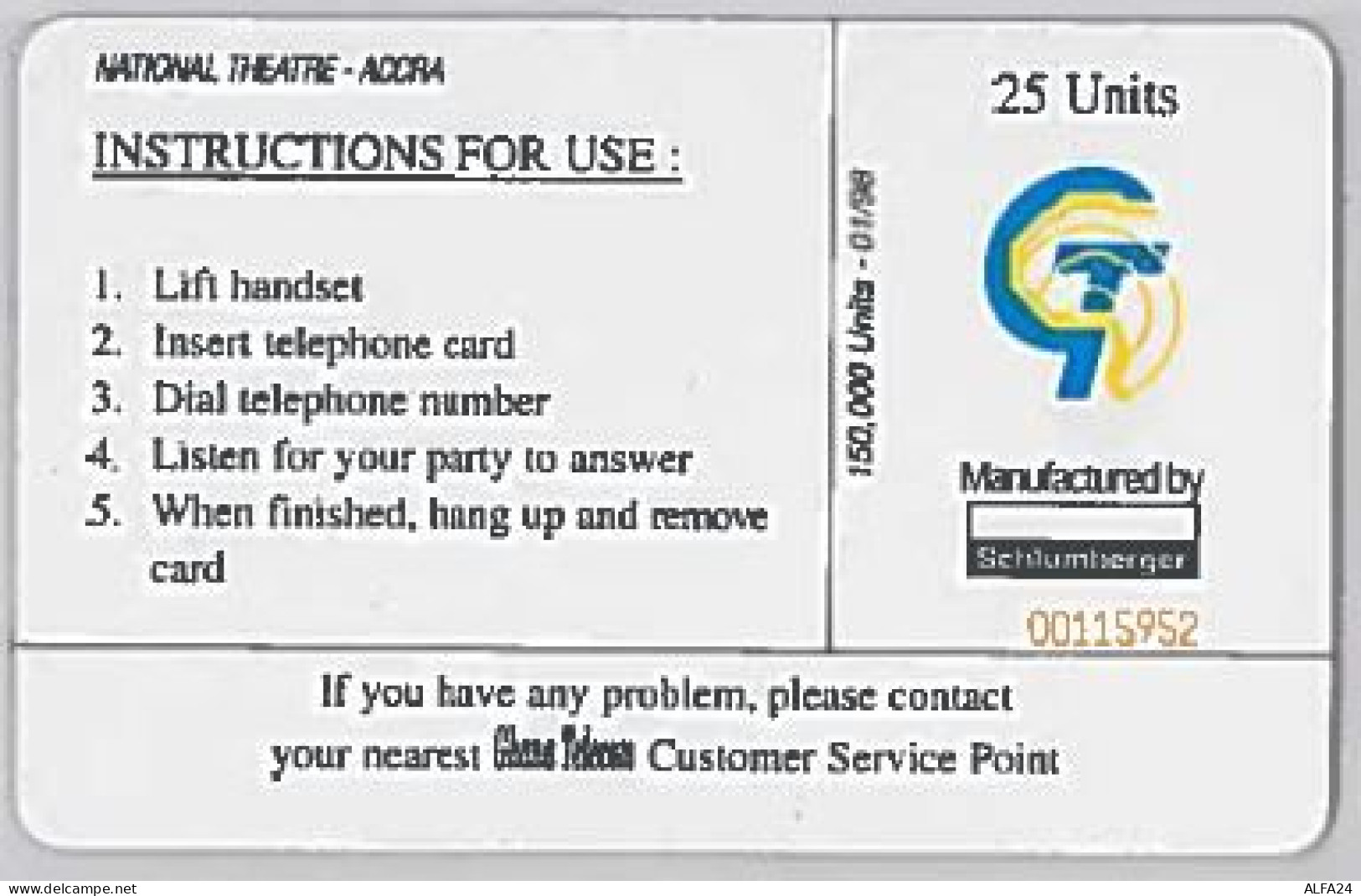 PHONE CARD-GHANA (E46.2.7 - Ghana