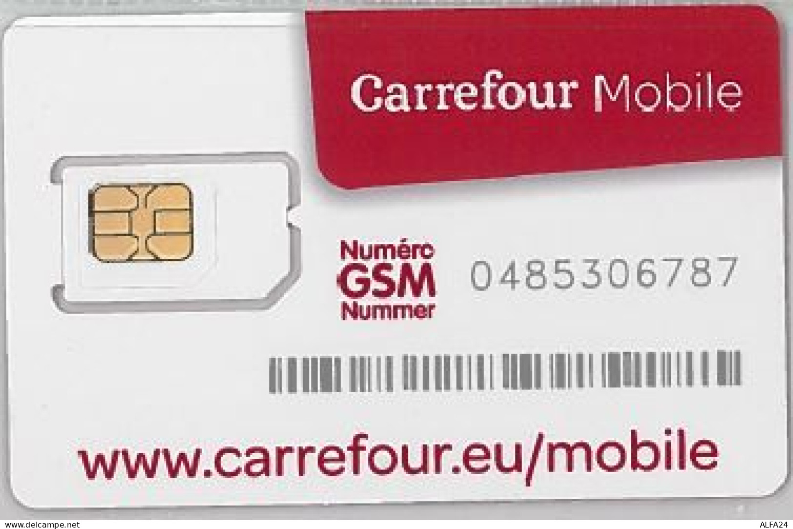 SIM CARD NON ACTIVEBELGIO (E47.21.2 - GSM-Kaarten, Herlaadbaar & Voorafbetaald