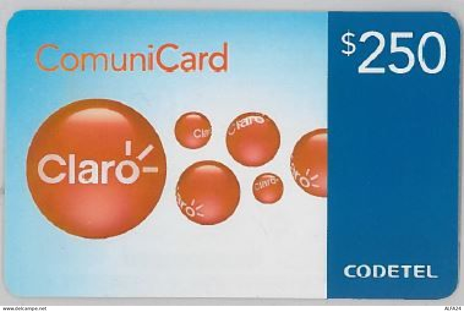 PREPAID PHONE CARD-DOMINICANA (E47.40.6 - Dominicana