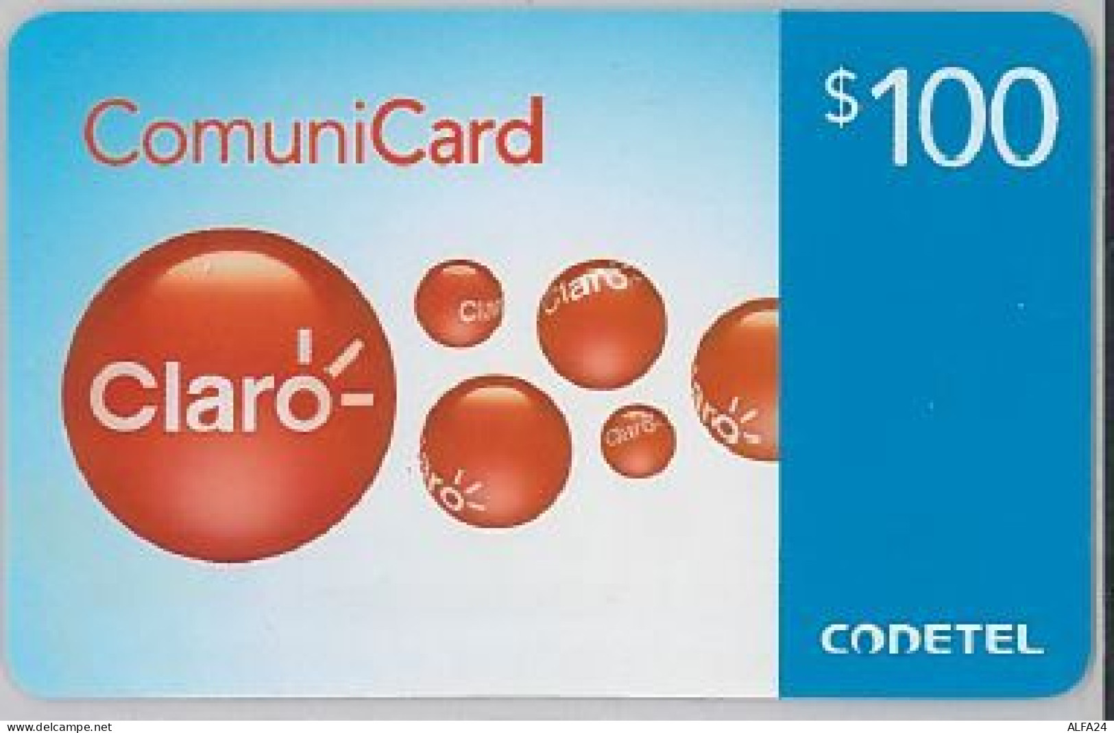 PREPAID PHONE CARD-DOMINICANA (E47.40.4 - Dominicana