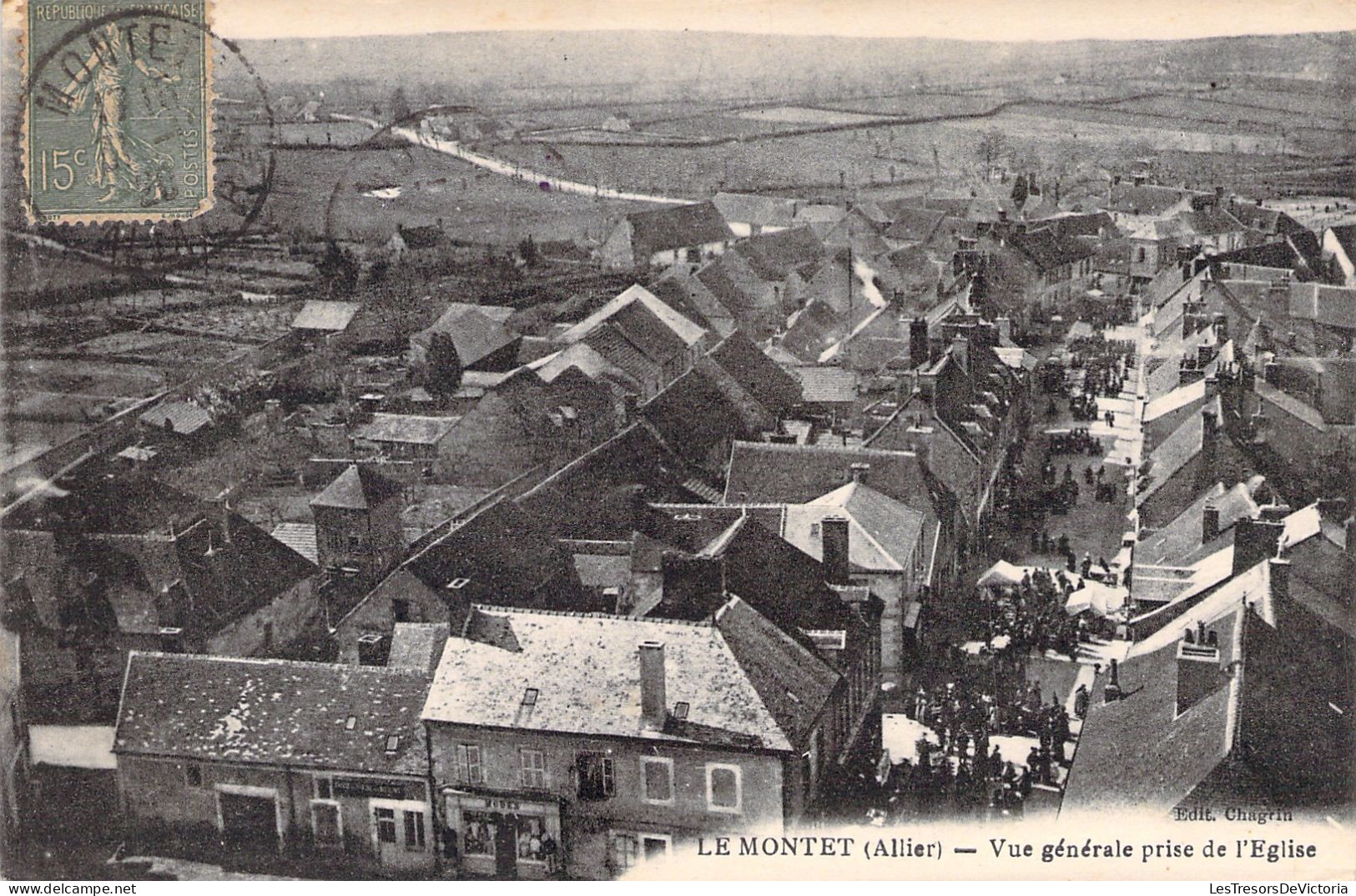 FRANCE - Le Montet - Vue Generale Prise De L'eglise - Carte Postale Ancienne - Autres & Non Classés