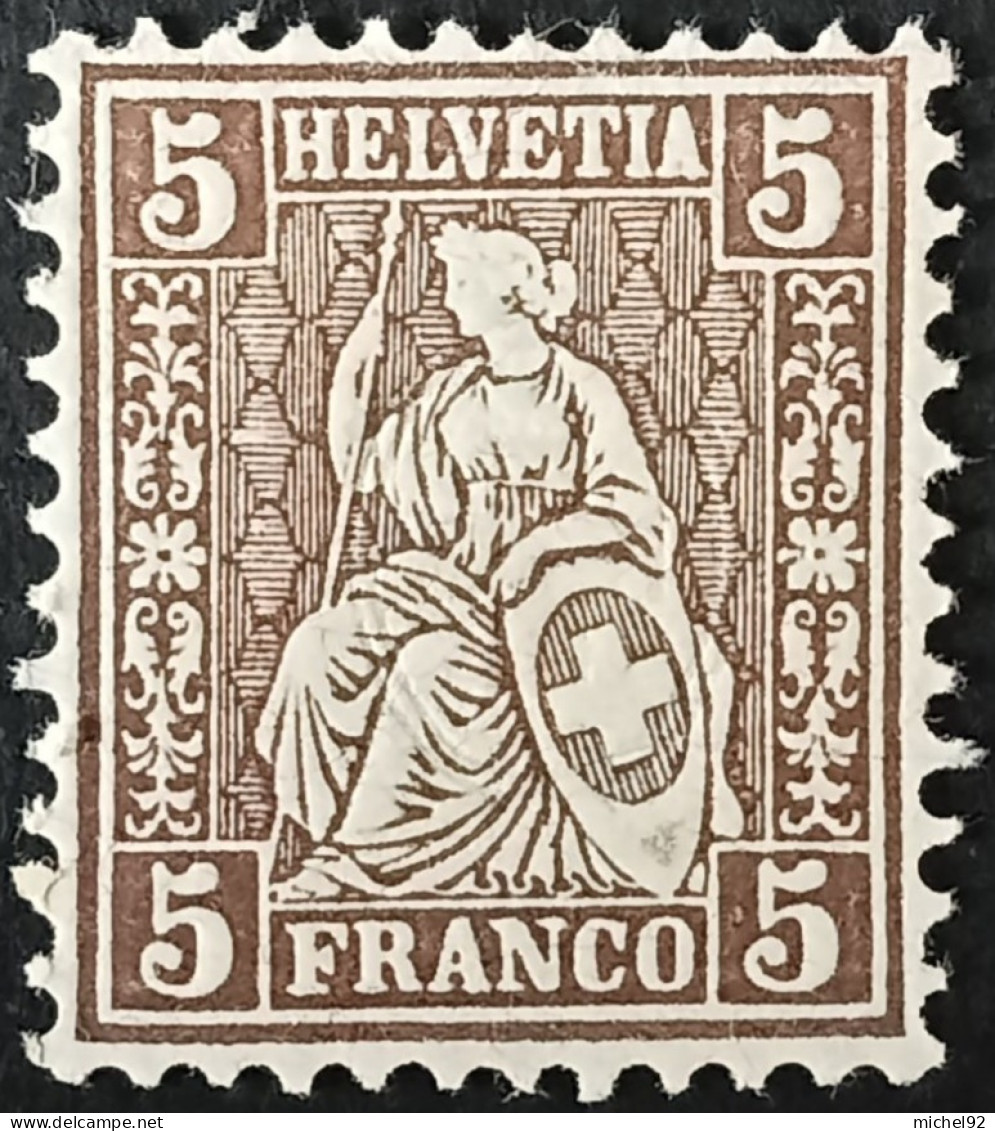 Suisse 1862 - YT N°35 - Other & Unclassified