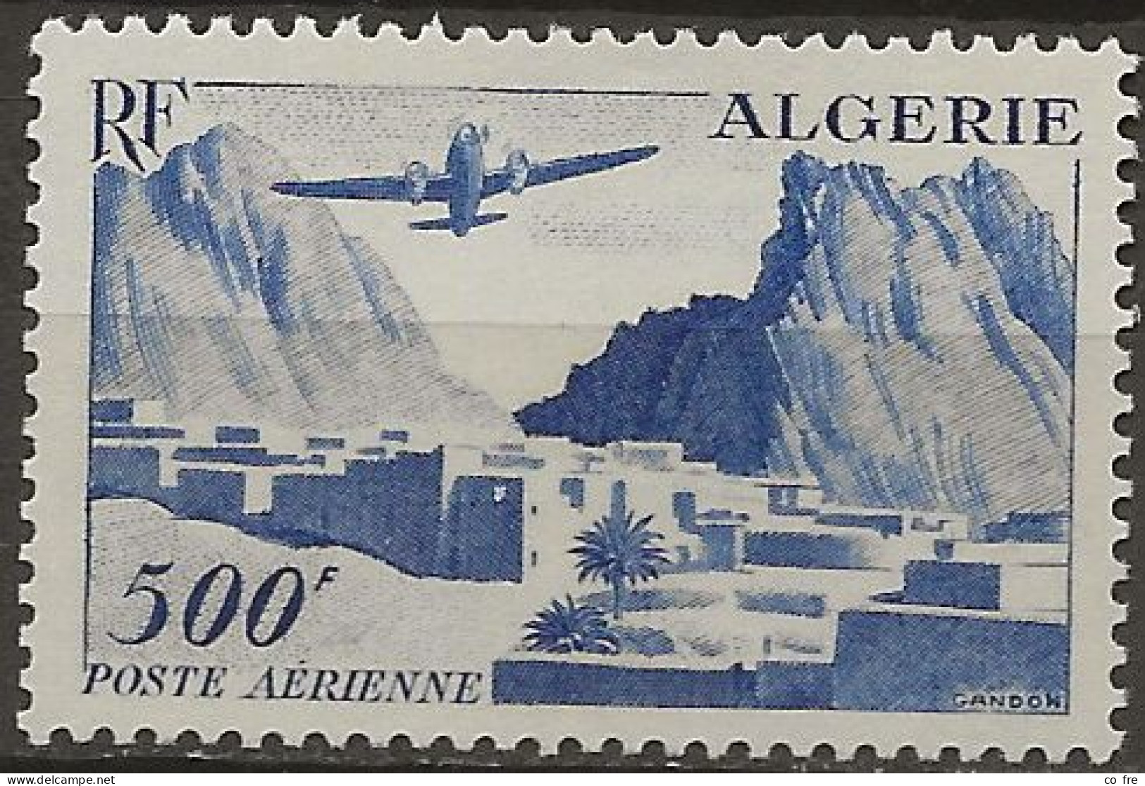 Algérie, Poste Aérienne N°12** (ref.2) - Airmail