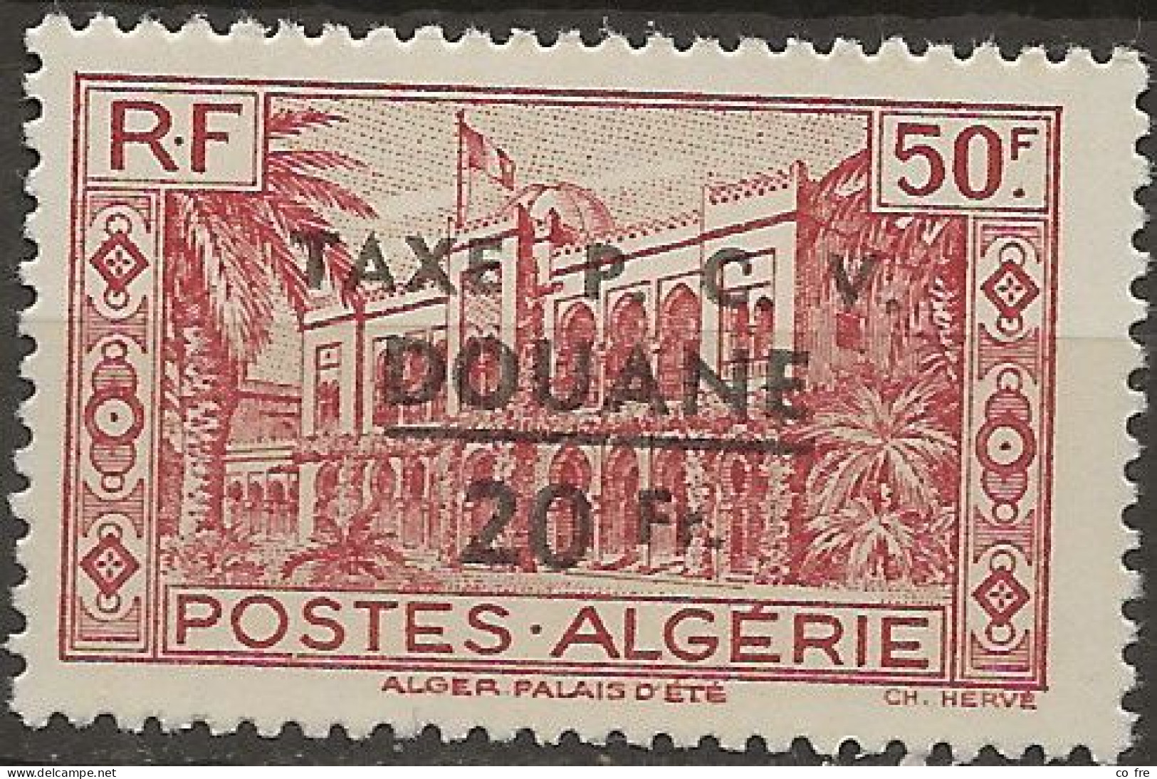 Algérie, Timbre-taxe N°27** (ref.2) - Portomarken