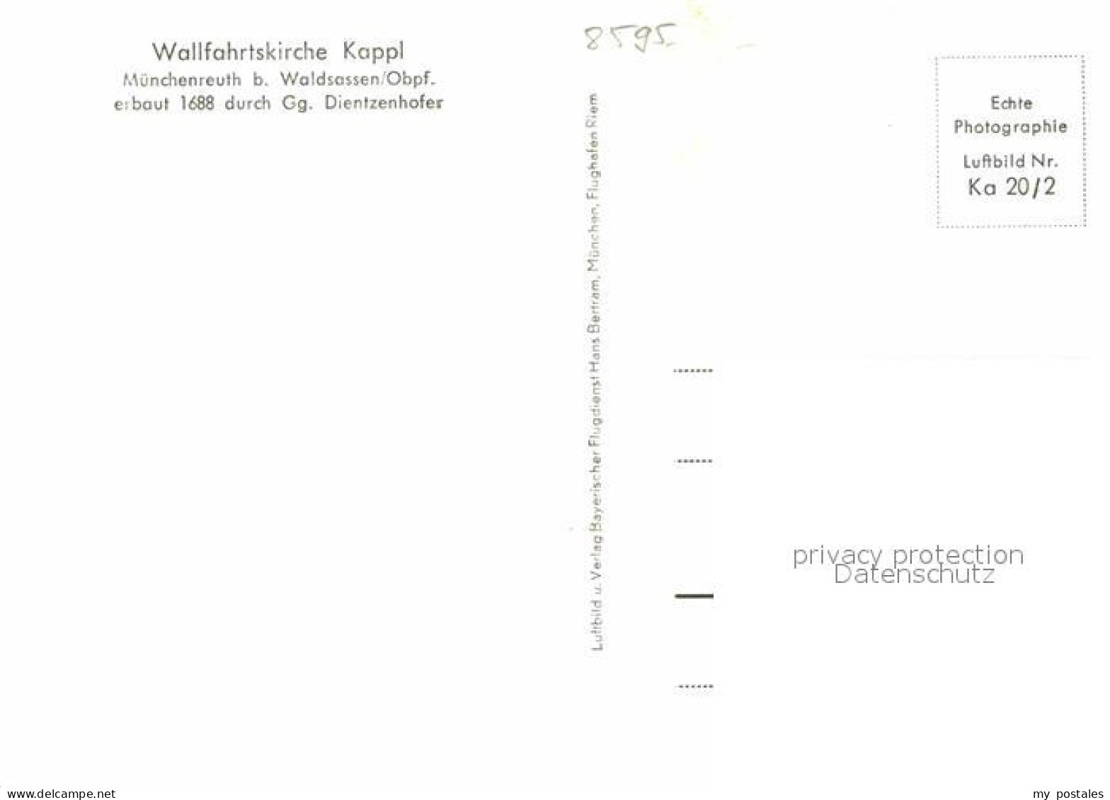 42691708 Muenchenreuth Waldsassen Kappl Wallfahrtskirche Luftaufnahme Waldsassen - Waldsassen