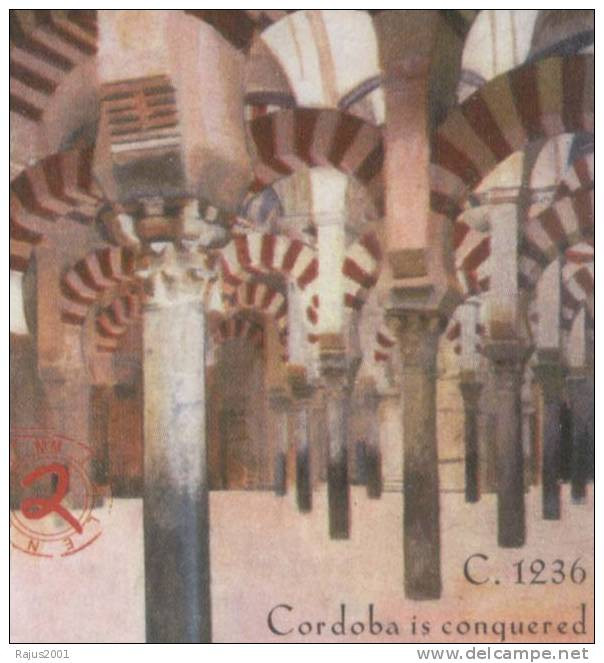 Cordoba Is Conquered In C.1236, Interior Of Cordoba Grand Mosque, Islam, Religion, History MNH Dominica - Islam