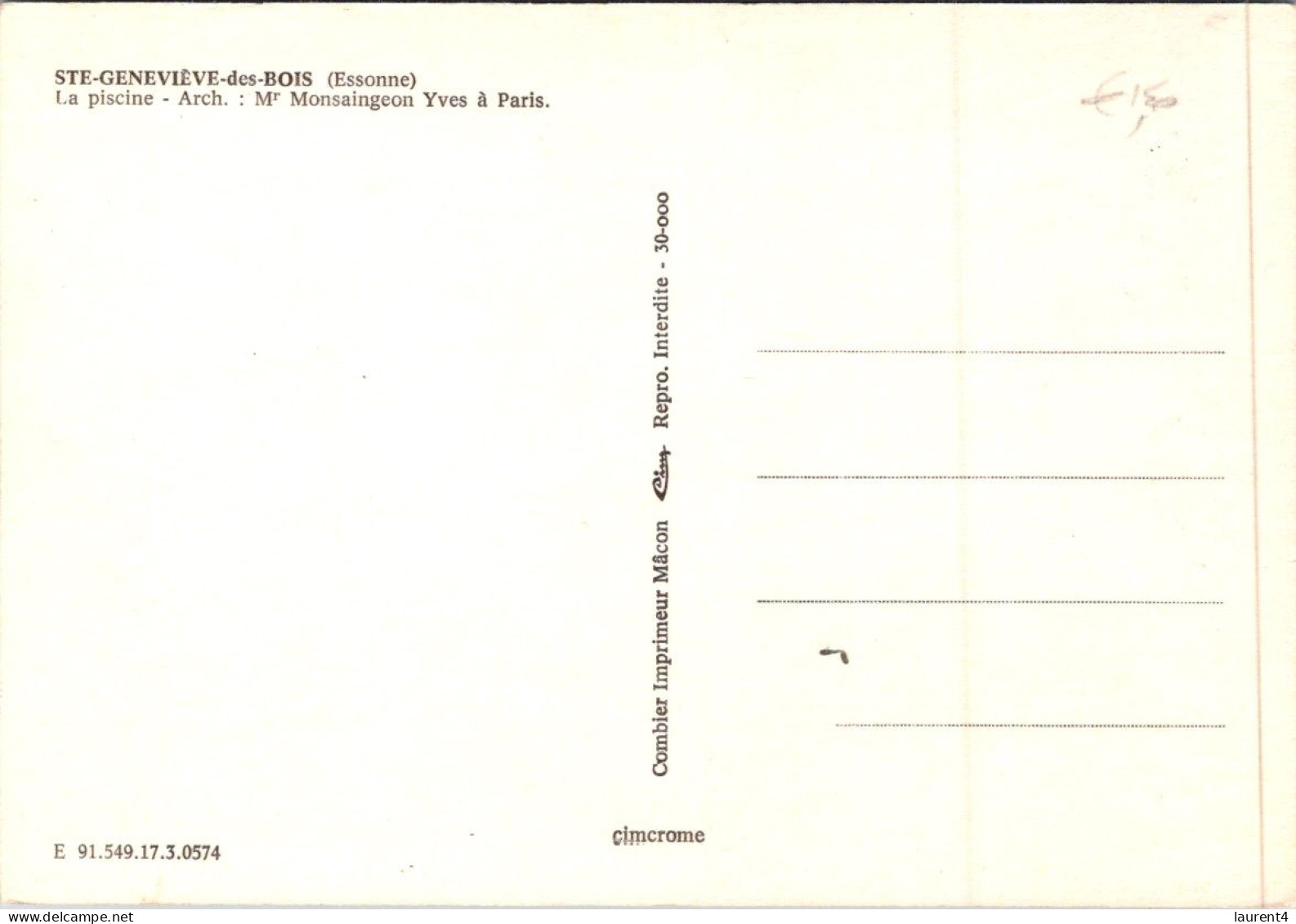 21-12-2023 (2 W 41) FRANCE - Piscine De Ste Geneviève Des Bois - Natation