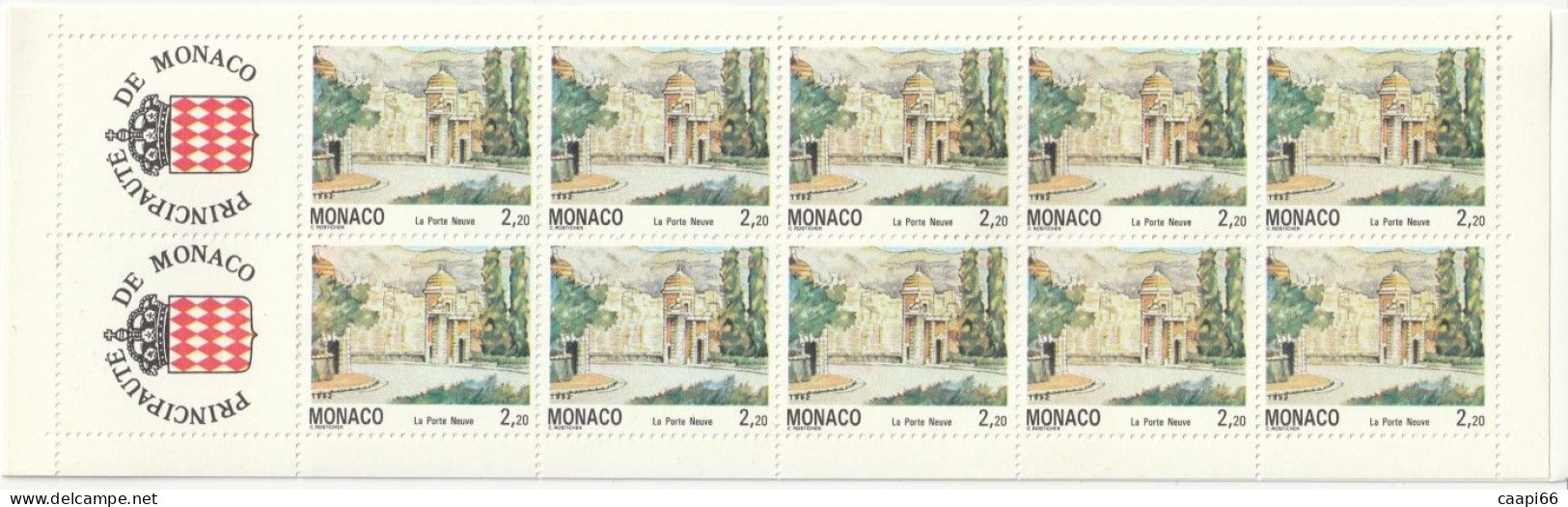 Monaco Carnet YT 7 " La Porte Neuve " 1992 Neuf Non Plié - Postzegelboekjes