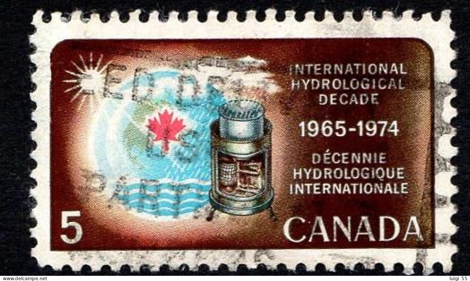 CANADA - 1968 - International Hydrological Decade - Usato - Gebruikt