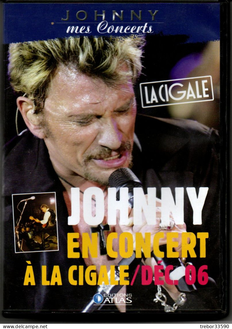 DVD Johnny HALLYDAY En Concert à La CIGALE Décembre 2006 - Muziek DVD's