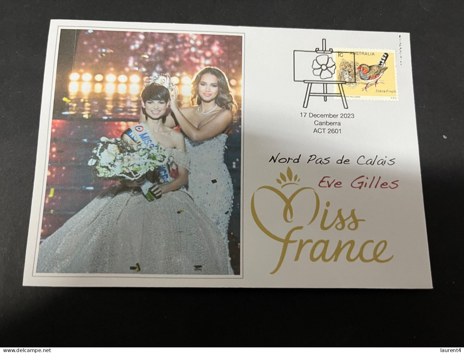 21-12-2023 (2 W 42) Miss FRANCE Election 2024 - Winner - Nord Pas De Calais - Eve Gilles (short Hair Girl!) - Autres & Non Classés