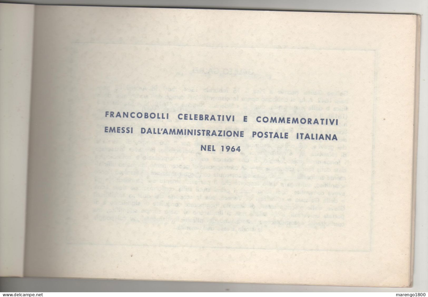 ITALIA 1964 - Libro Dei Francobolli Dell'anno - Années Complètes