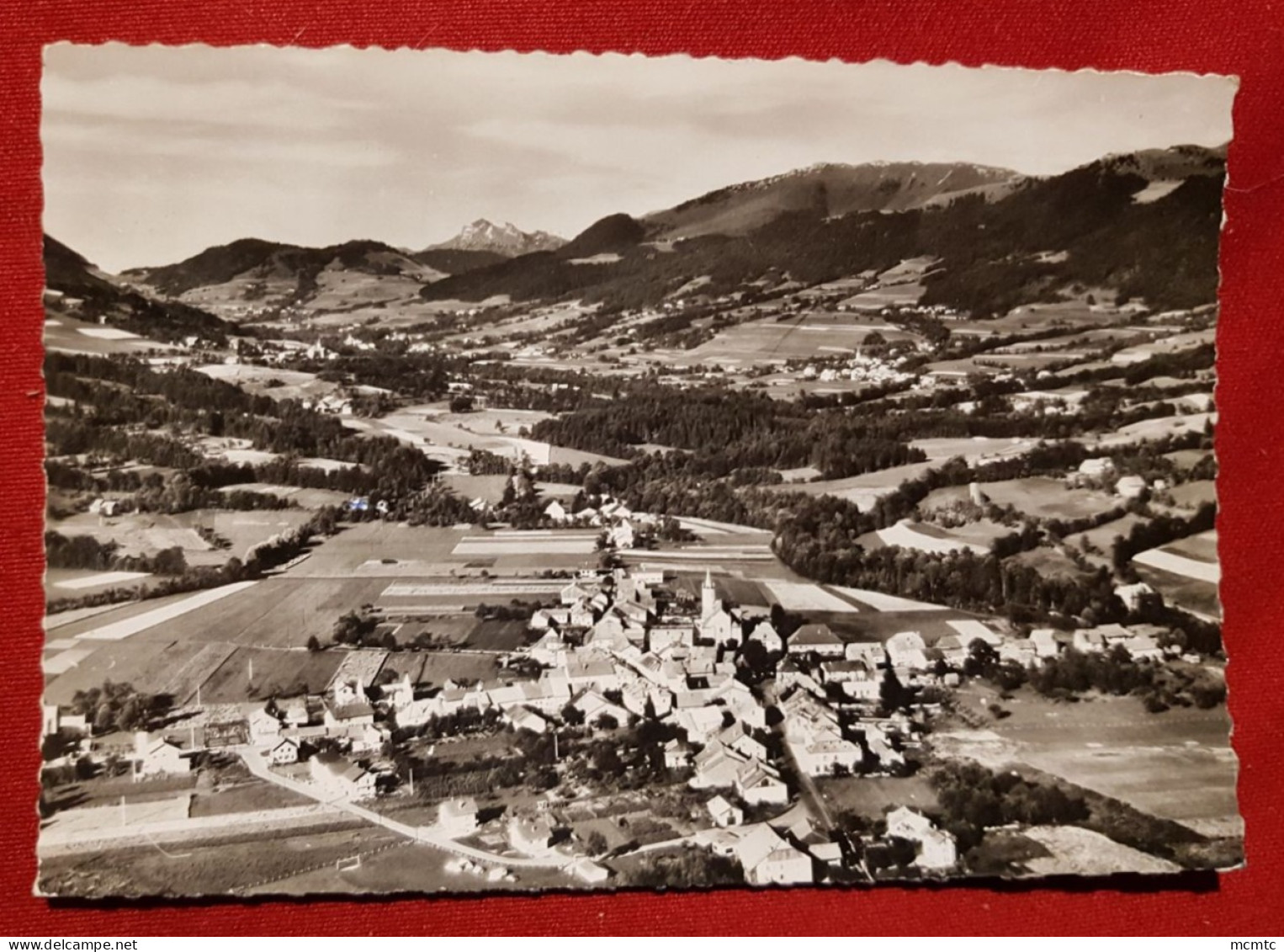 CPSM Grand Format - Boëge  -(Haute-Savoie) - Vue Générale Aérienne - Boëge