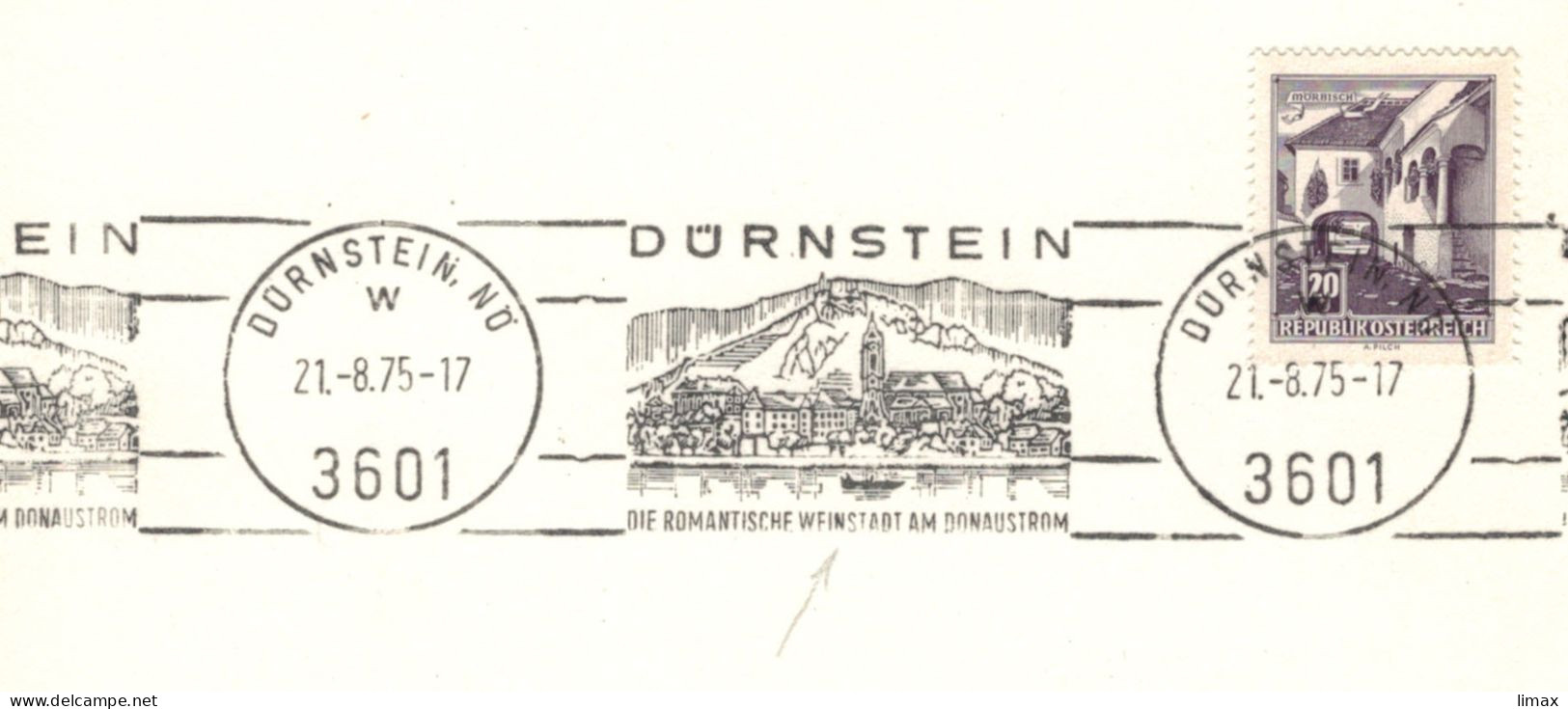 Wein Vino Vin - 3601 Dürnstein NÖ 1975 Romantische Weinstadt Am Donaustrom - Vins & Alcools