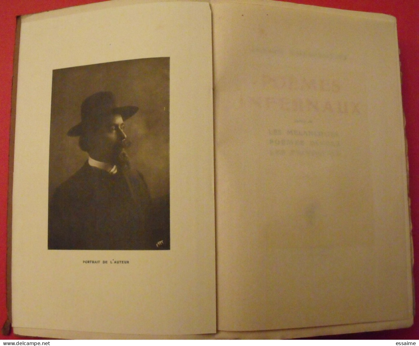 Poèmes Infernaux. Octave Charpentier. Le Croquis 1913. Dédicace. + Mélancolies Frivolités Divers - Autori Francesi