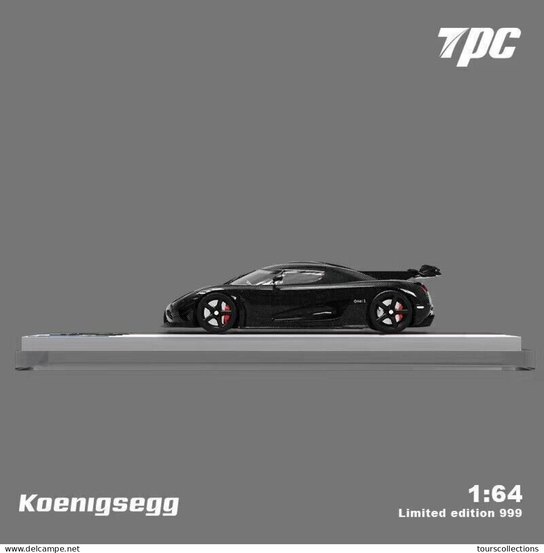 AUTO TPC 1/64 KOENIGSEGG ONE : 1  ÉDITION LIMITÉE Numéroté 813/999  NEUF DANS SON EMBALLAGE - Altri & Non Classificati