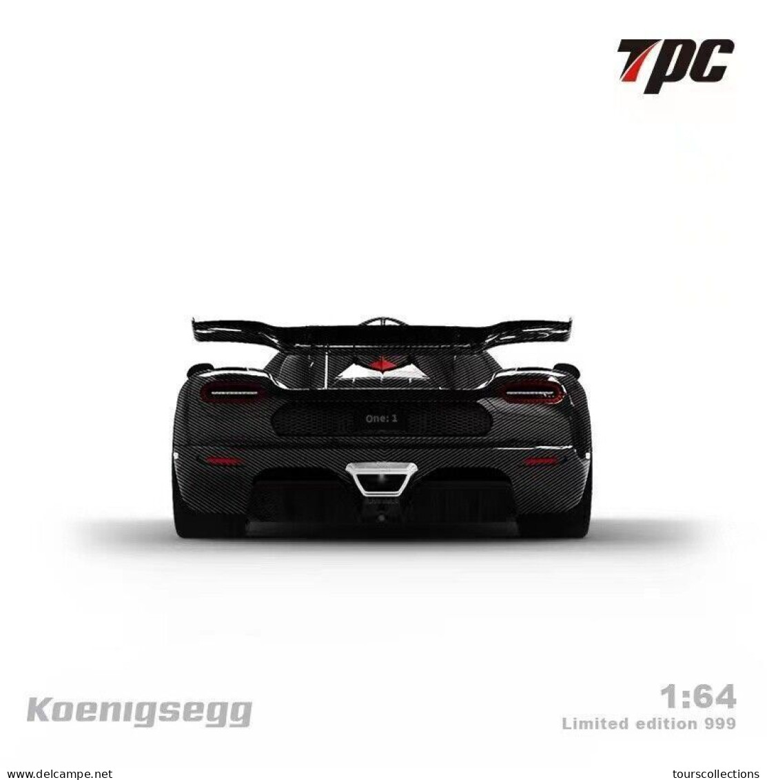 AUTO TPC 1/64 KOENIGSEGG ONE : 1  ÉDITION LIMITÉE Numéroté 813/999  NEUF DANS SON EMBALLAGE - Autres & Non Classés