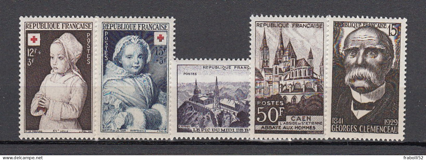 Francia Nuovi:  1951  Annata  Completa - 1950-1959