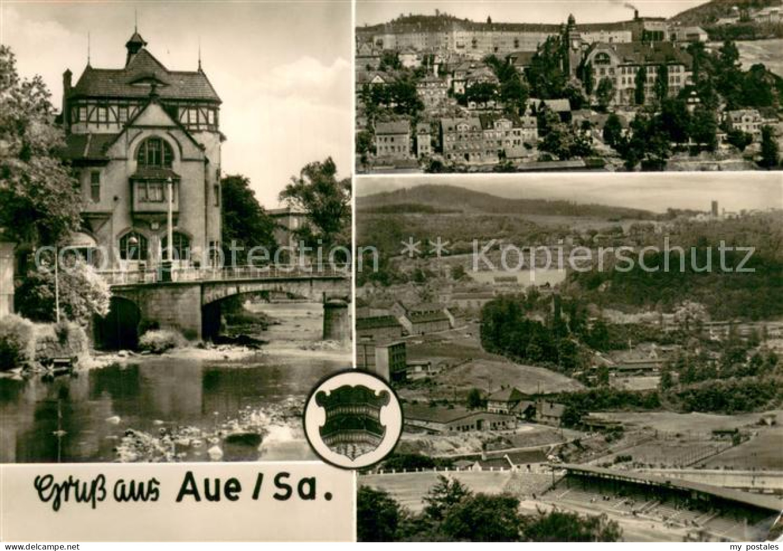 73757068 Aue Erzgebirge Am Muldetal Zeiler Berg Stadion Otto Grotewohl Aue Erzge - Aue