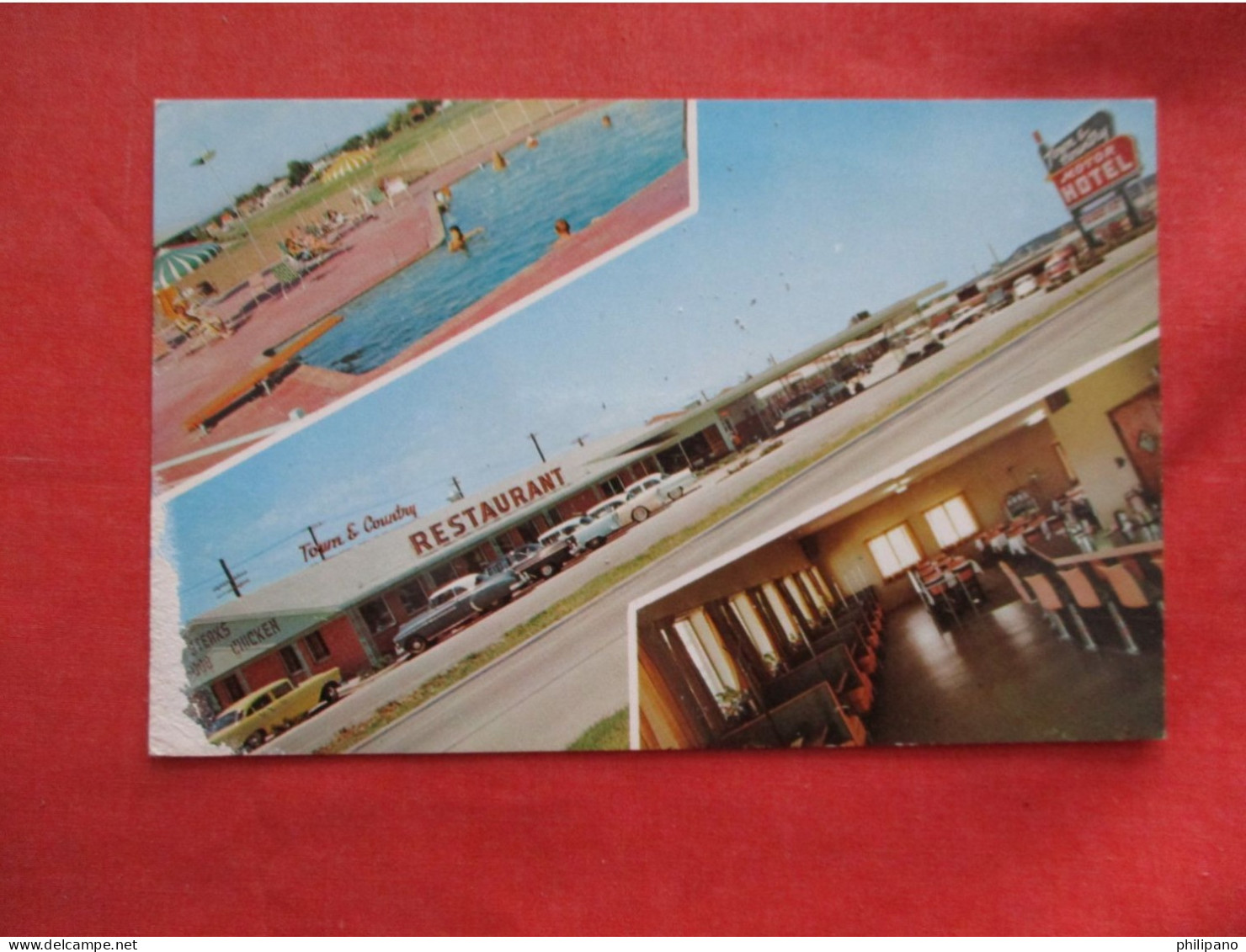 Route 66 Town & Country Motor Hotel & Restaurant.  Tulsa - Oklahoma > Tulsa  Ref 6274 - Tulsa