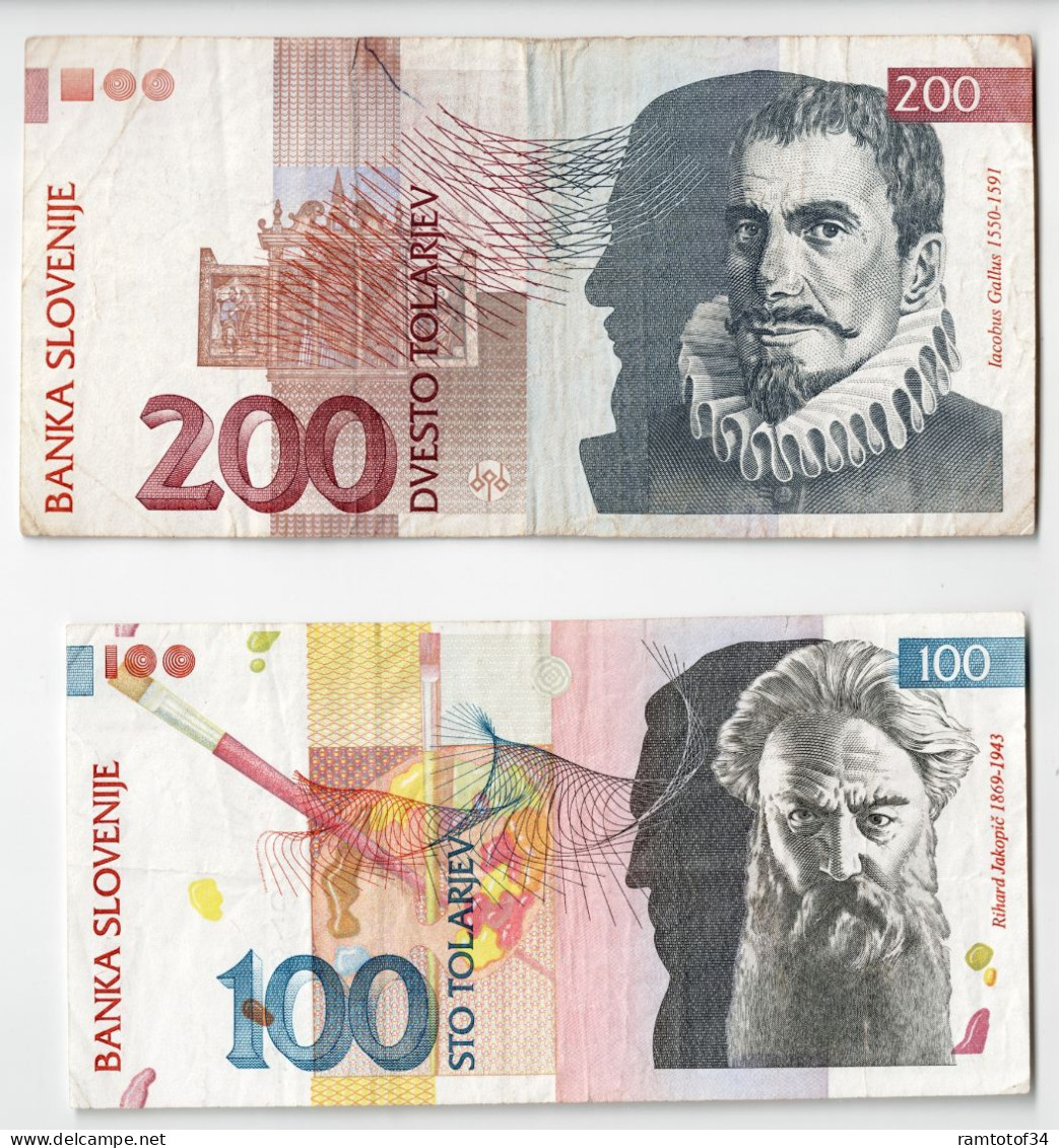 SLOVENIE - 10,20,50,100 Et 200 Tolarjev 1992 - Slovenië