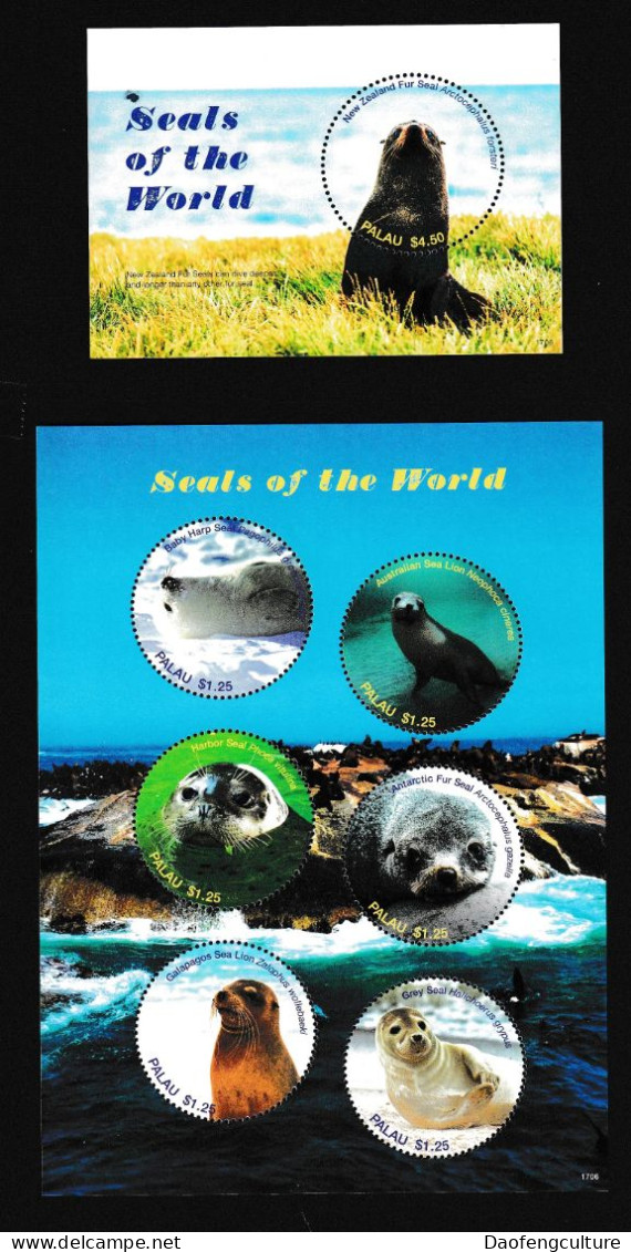 Palau 2017 Seals - Palau