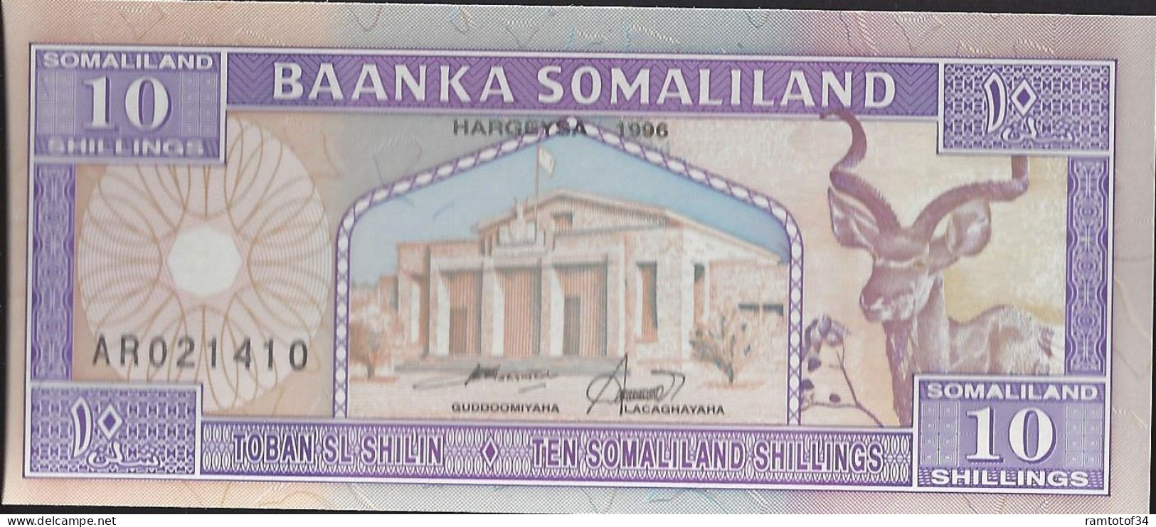 SOMALIE - 10 Shilin 1994 UNC - Somalia