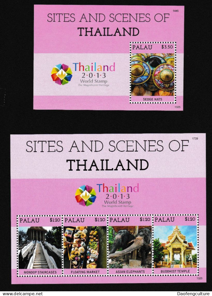 Palau 2013 World Stamp Thailand - Palau