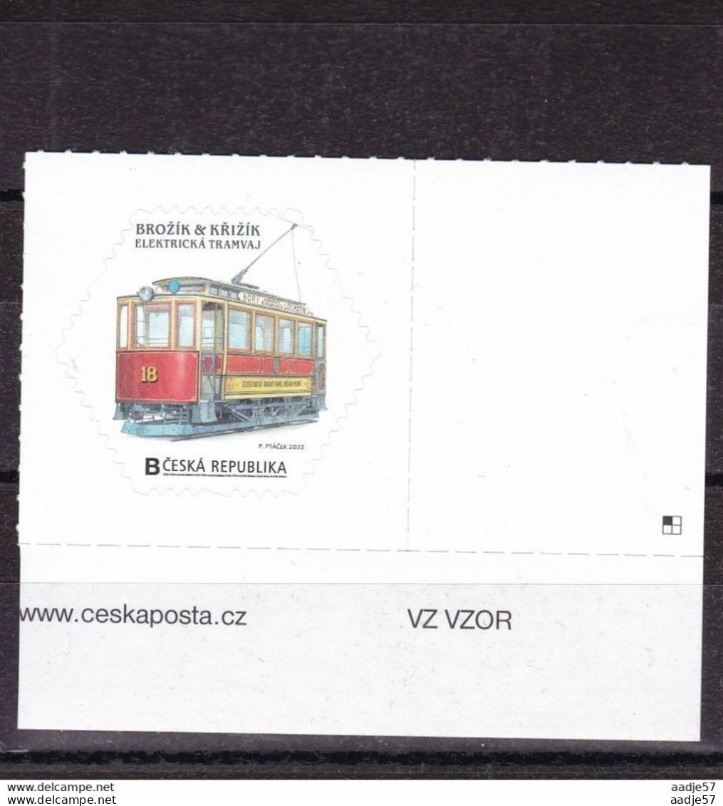 Czech Republic Tramway Of Brozik And Krizik 2022 MNH** - Strassenbahnen