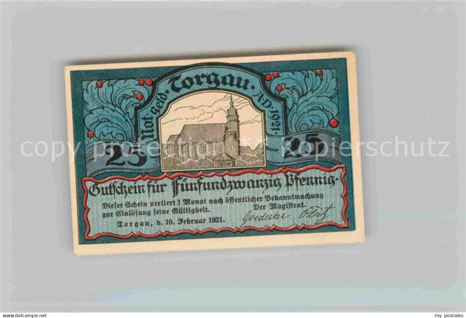 42684511 Torgau 25 Pfennig Ritter Kirche Torgau - Torgau