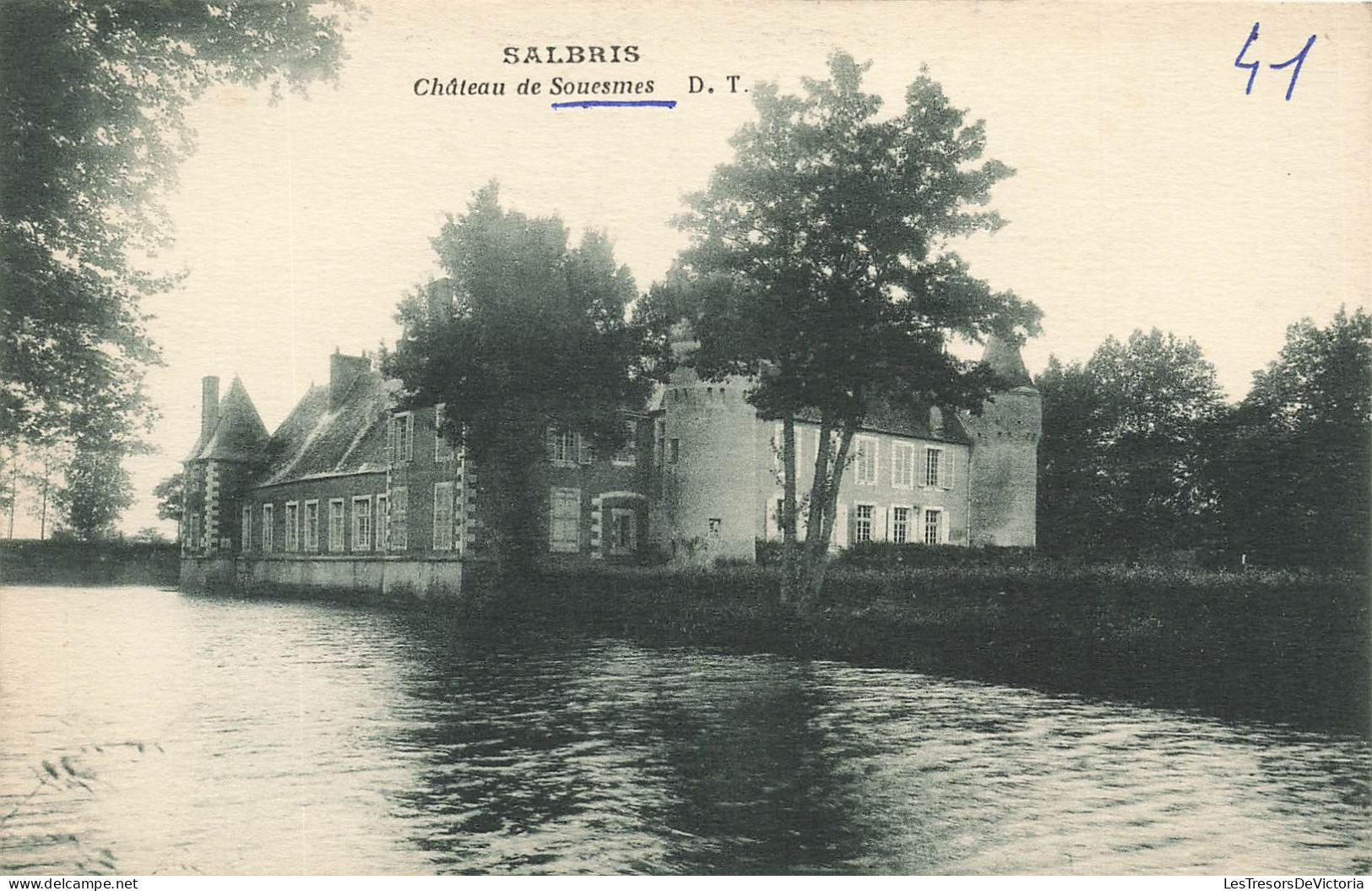 FRANCE - Salbris - Château De Souesmes - Carte Postale Ancienne - Salbris