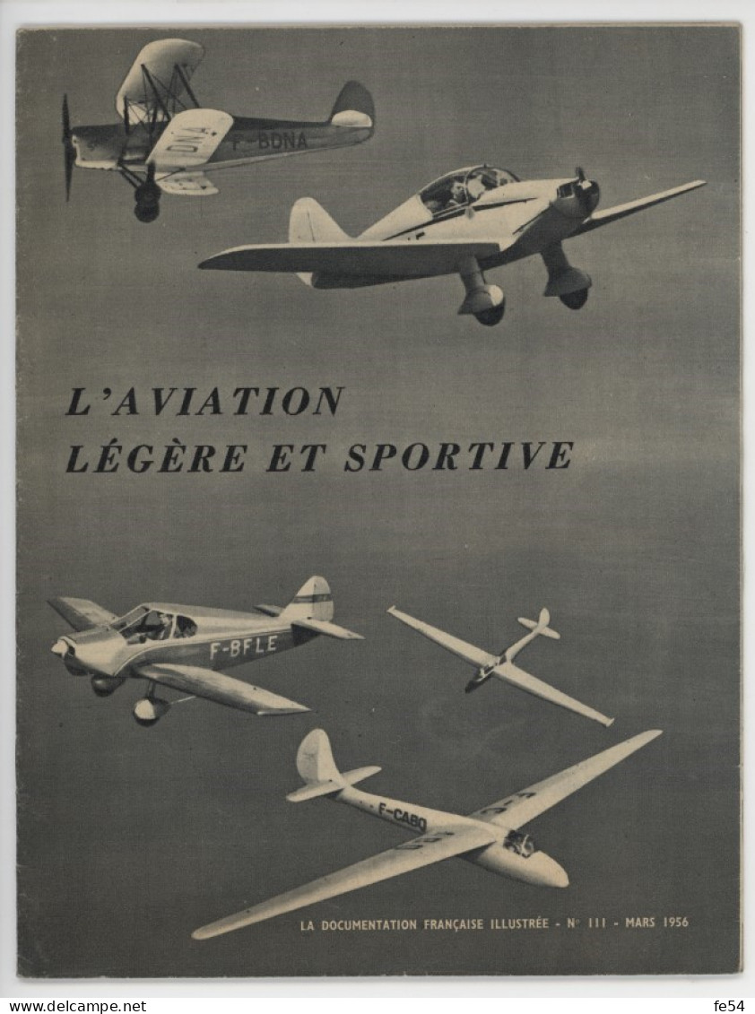 ° AVIATION ° AVION ° L'AVIATION LEGERE ET SPORTIVE ° MARS 1956 ° - Aviation