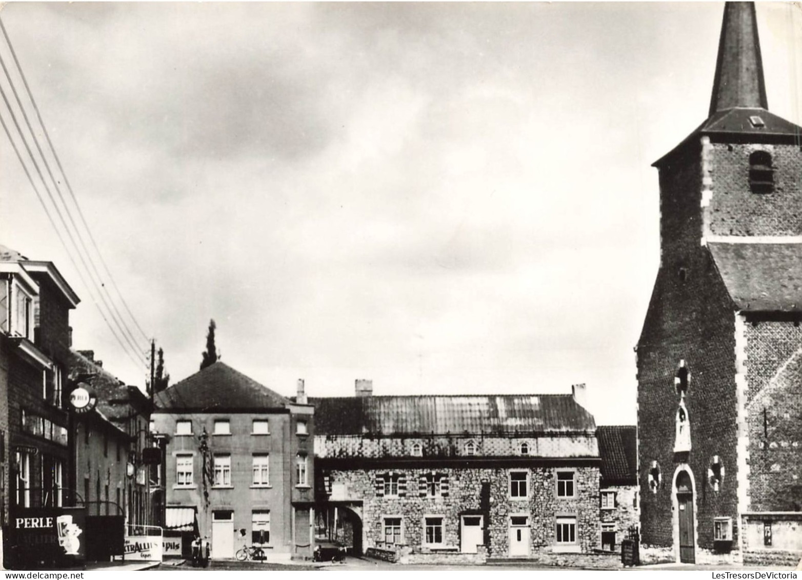 BELGIQUE - Aiseau - Vue La Grande Place - Carte Postale Ancienne - Aiseau-Presles