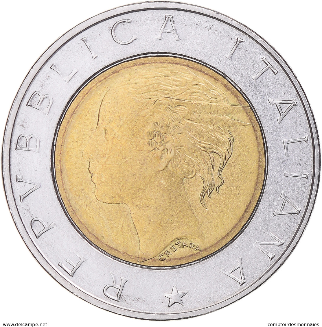 Monnaie, Italie, 500 Lire, 1993, Rome, TTB, Bimétallique, KM:160 - 500 Lire