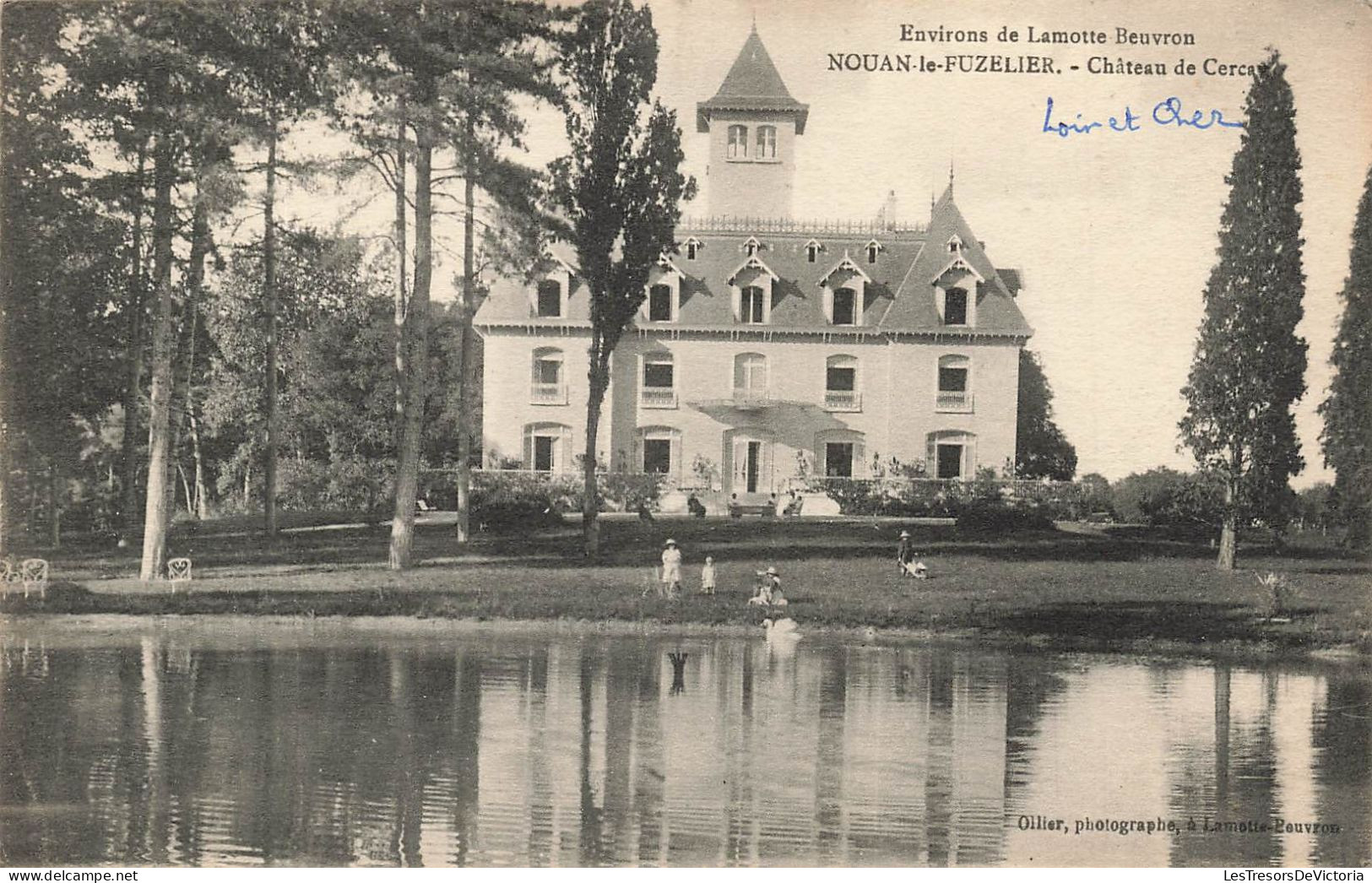 FRANCE - Environs De Lamotte Beuvron - Nouvan Le Fuzelier - Château De Cercay - Carte Postale Ancienne - Lamotte Beuvron