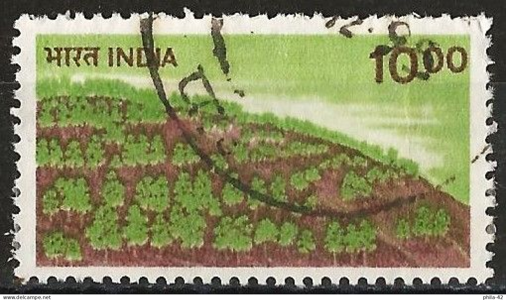 India 1984 - Mi 986Y - YT 801 ( Reforestation Campaign ) - Gebraucht