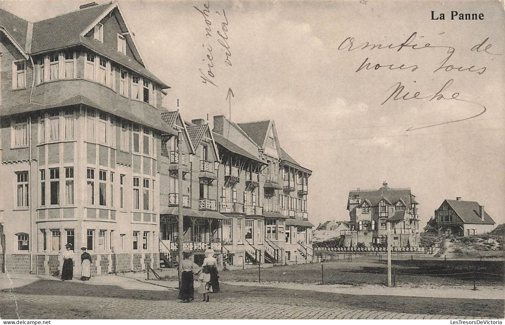 BELGIQUE - La Panne - Voici Notre Villa - Plage - Carte Postale Ancienne - De Panne