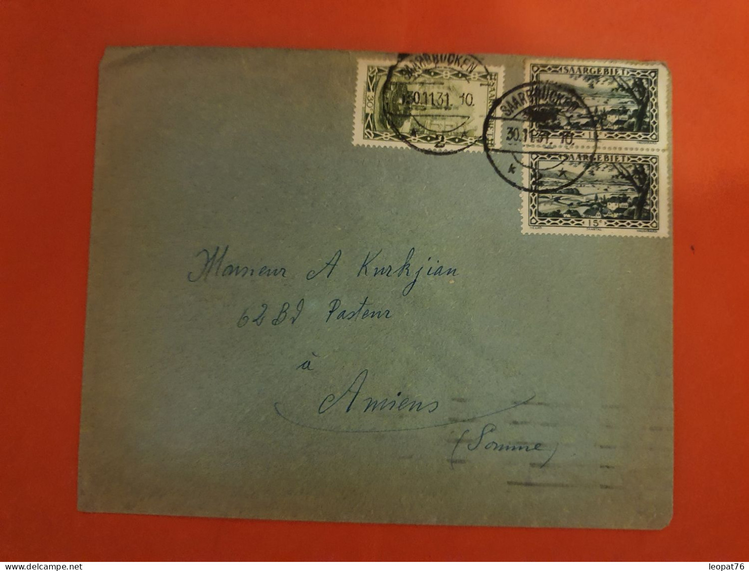 Sarre - Enveloppe De Saarbrücken Pour La France En 1931 - D 354 - Cartas & Documentos