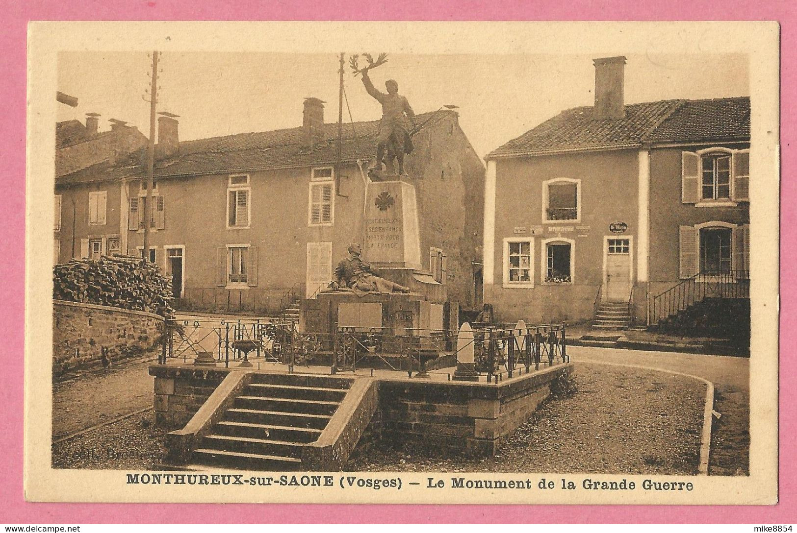 CHA374  CPA  MONTHUREUX-sur-SAONE  (Vosges)  Le Monument De La Grande Guerre +++++++ - Monthureux Sur Saone