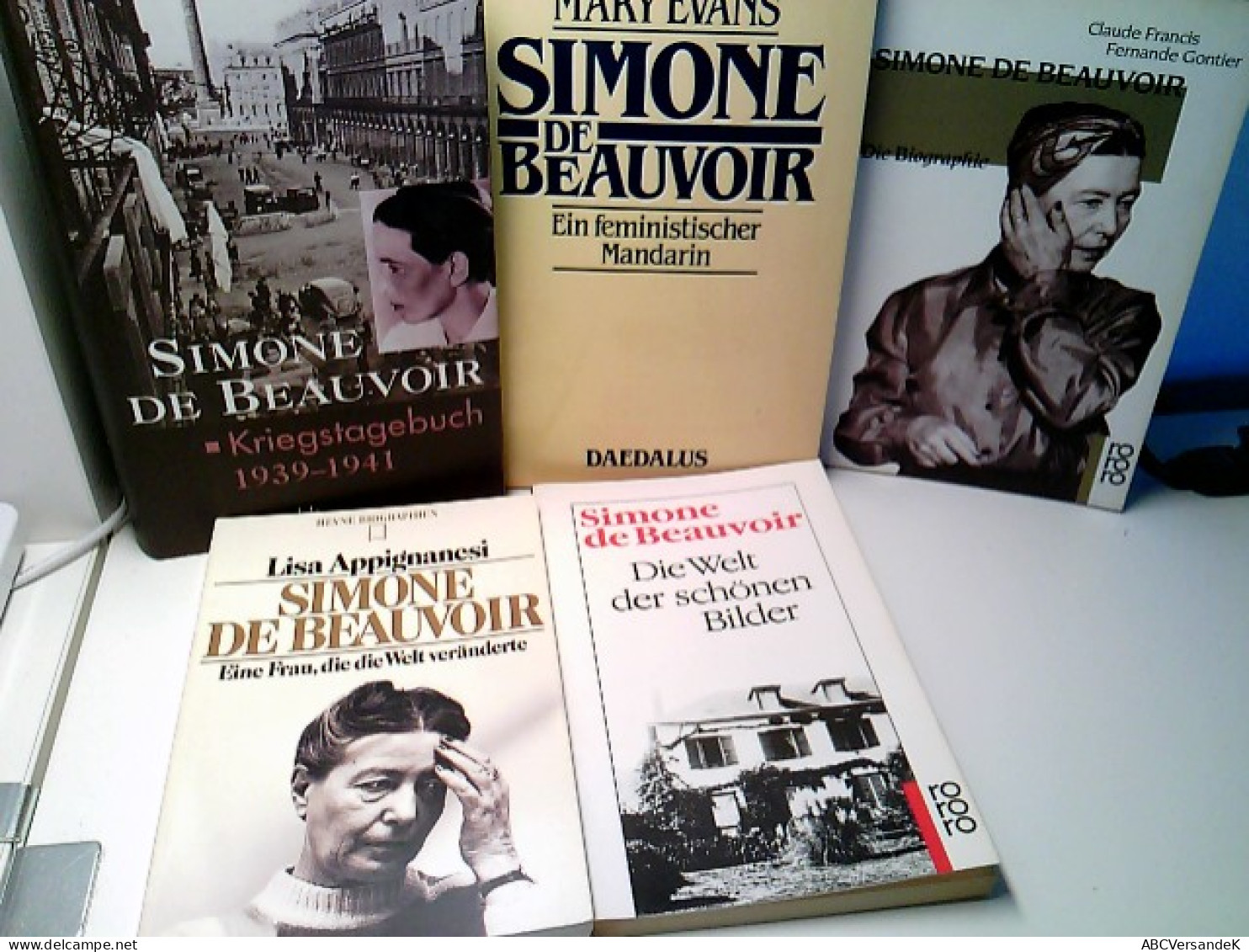 Konvolut: 5 Div. Bände Von Simone De Beauvoir. - Biographies & Mémoires