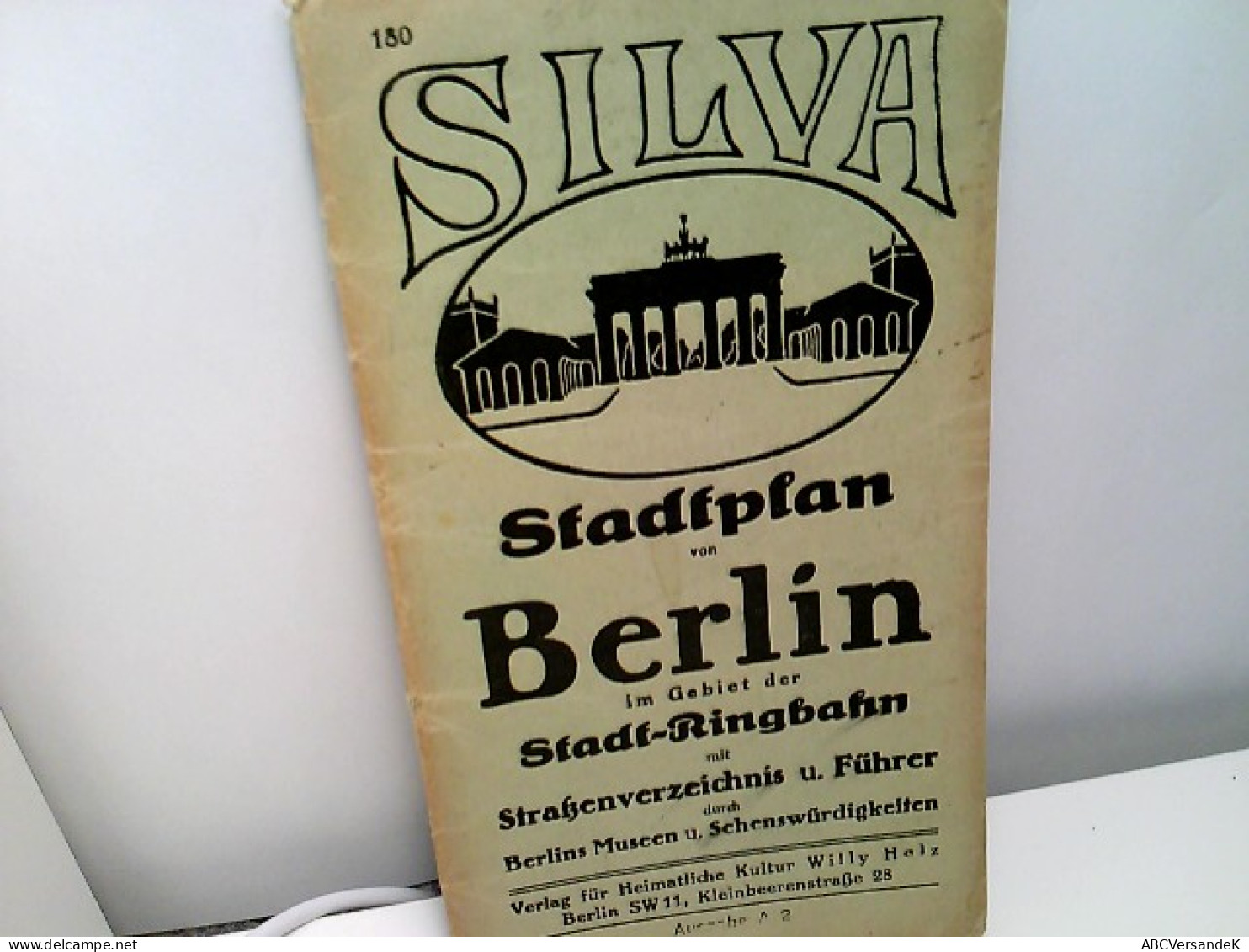 Silva Stadtplan Von Berlin Im Gebiet Der Stadt-Ringbahn Mit Straßenverzeichnis U. Führer Durch Berlins Museen - Germania