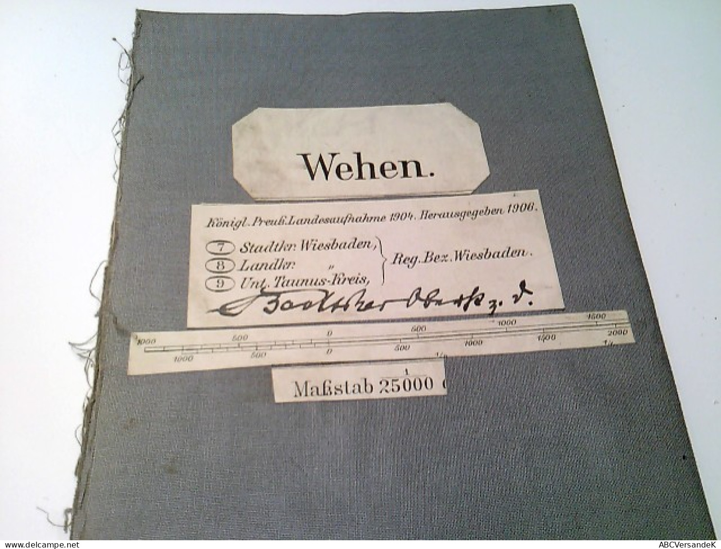 Konvolut: 9 Div. Bände Chroniken, Festschriften Und Karten über Taunusstein Und Seine Verschiedenen Stadtteile - Hessen