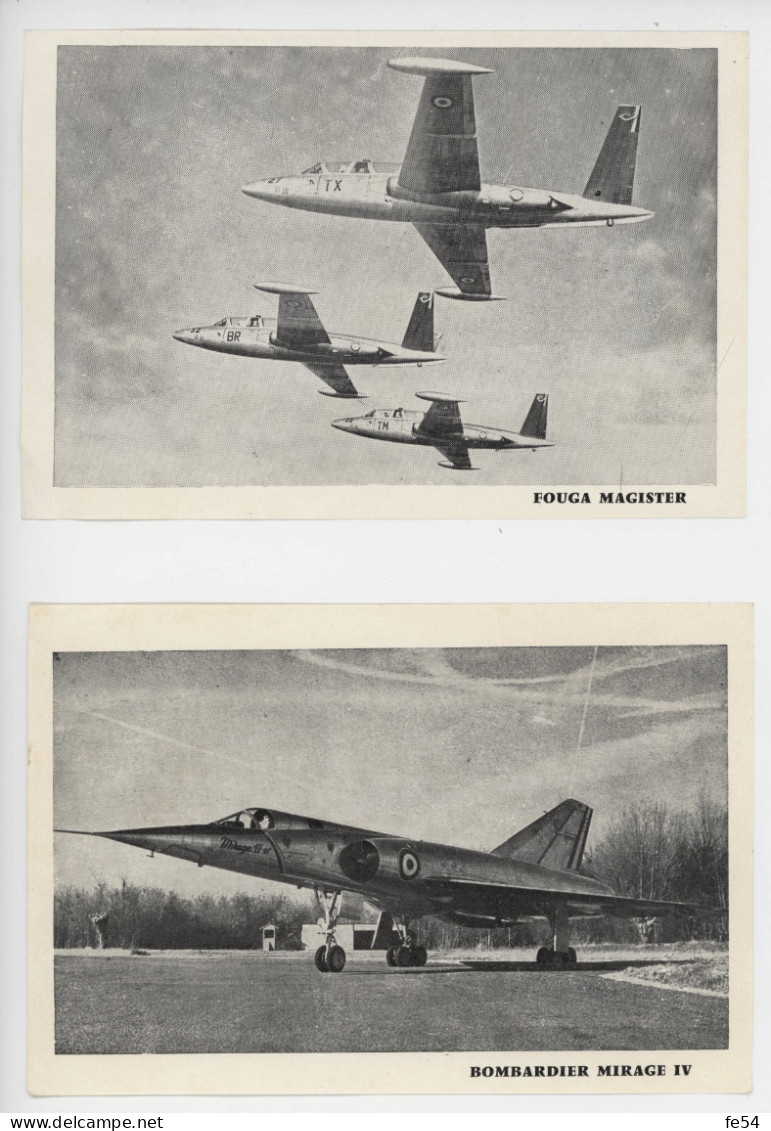 ° AVIATION ° AVION ° FLYERS - PROPAGANDE - PUBLICITE ° LOT DE 4 ° - Aviation