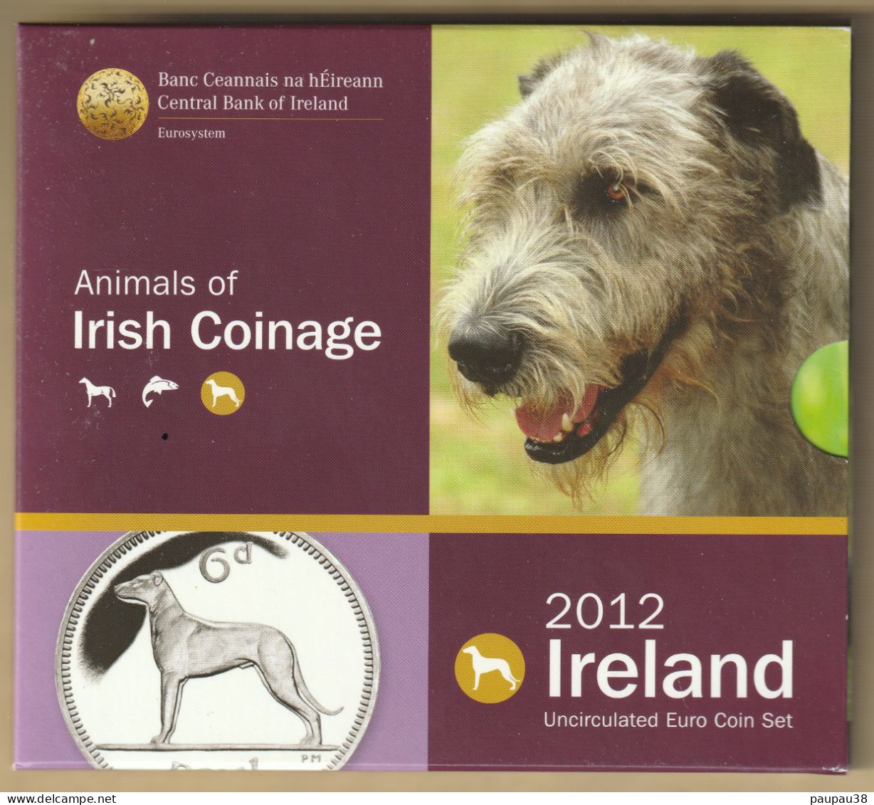 COFFRET EUROS IRLANDE 2012 NEUF FDC - 8 MONNAIES - Irlanda